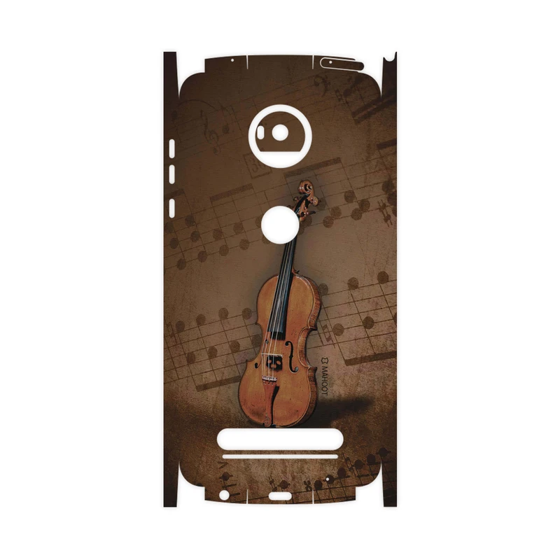 برچسب پوششی ماهوت مدل Violin-Instrument-FullSkin مناسب برای گوشی موبایل موتورولا Moto Z2 Play