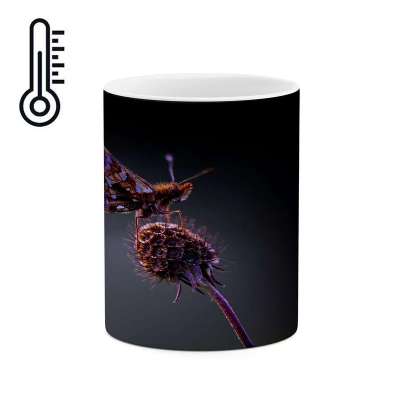 ماگ حرارتی کاکتی مدل پروانه کد mgh15652