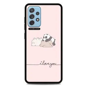 AKAM AMCWSGA72-BARE BEAR12 Cover For Samsung Galaxy A72