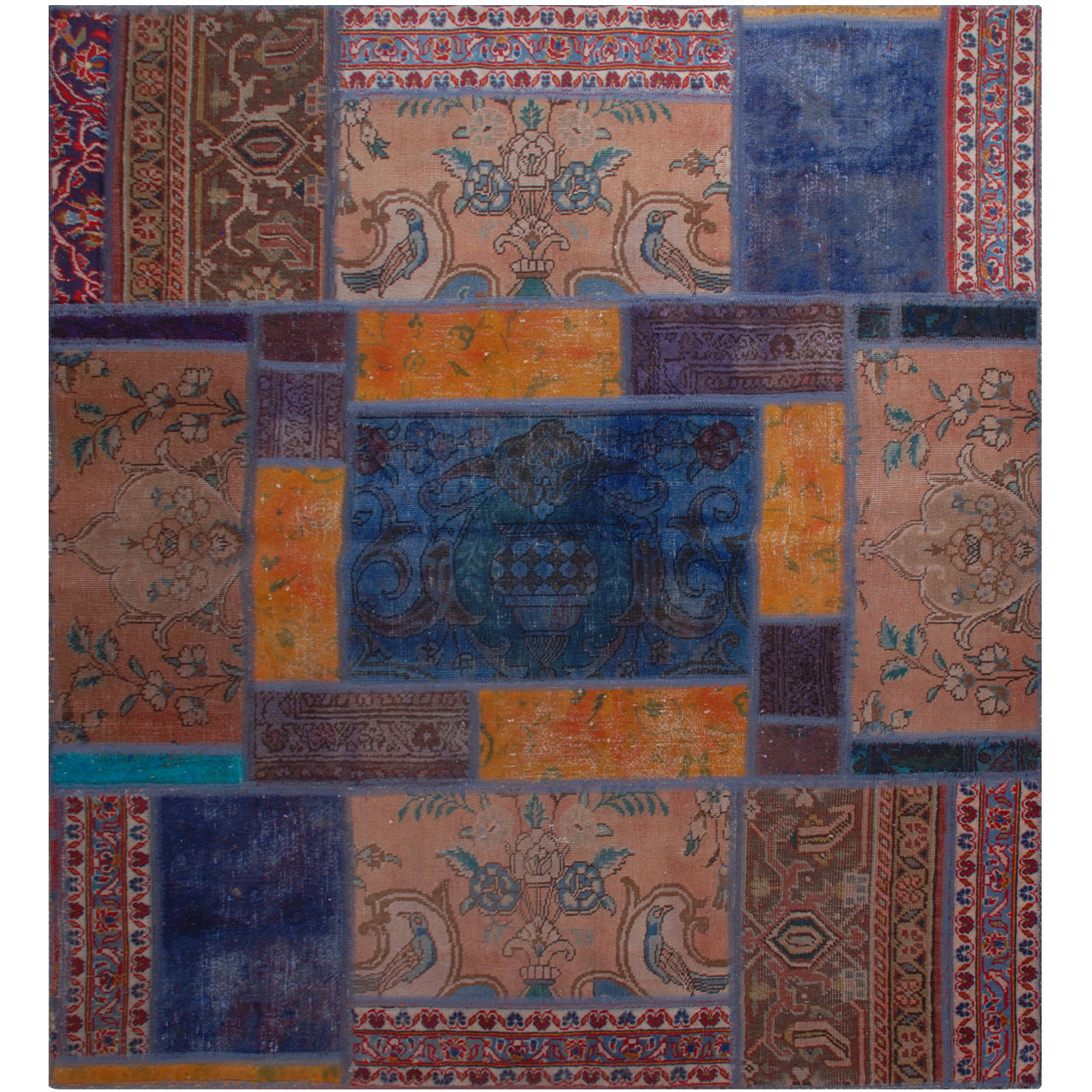 کلاژ فرش دستبافت دو و نیم متری فرش هریس کد 101613