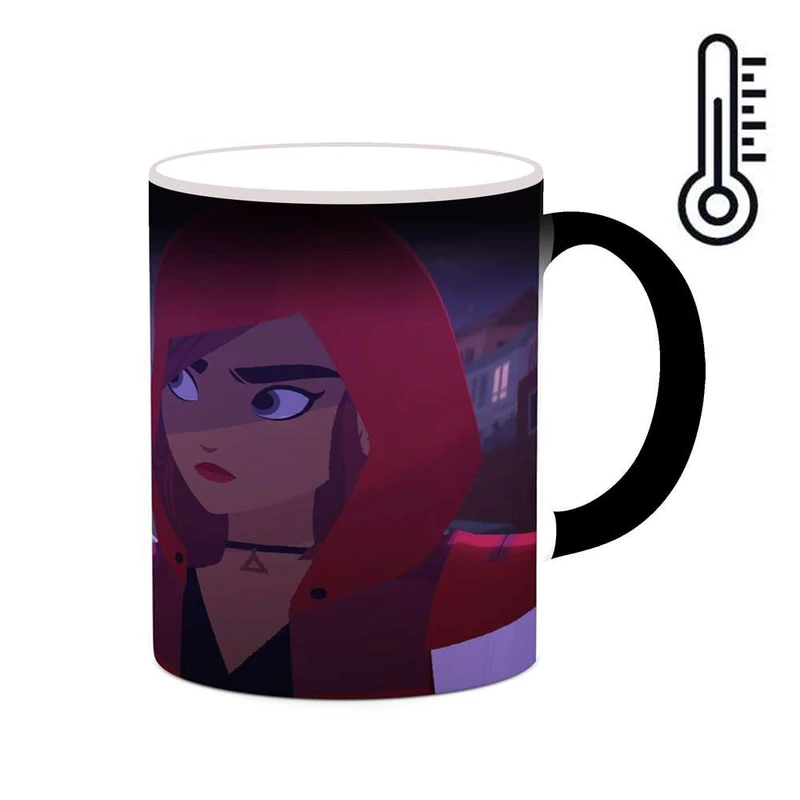 ماگ حرارتی کاکتی مدل کارتون Carmen Sandiego کد mgh22353