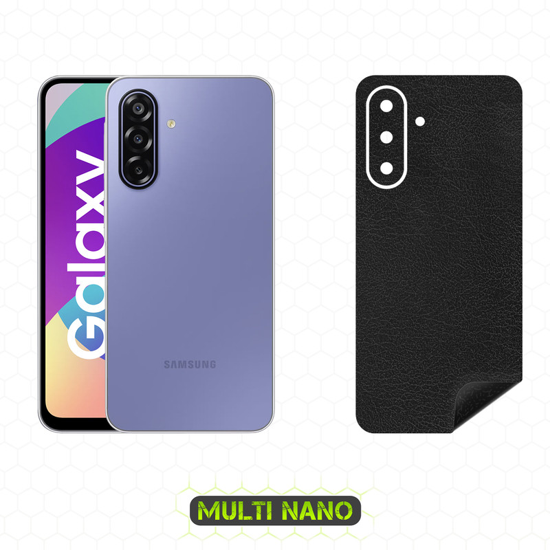 برچسب پوششی مولتی نانو طرح چرم مدل X-F1L مناسب برای گوشی موبایل سامسونگ Galaxy F17