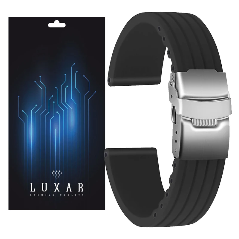 بند لوکسار مدل LUX -500 مناسب برای ساعت هوشمند هایلو Solar LS05