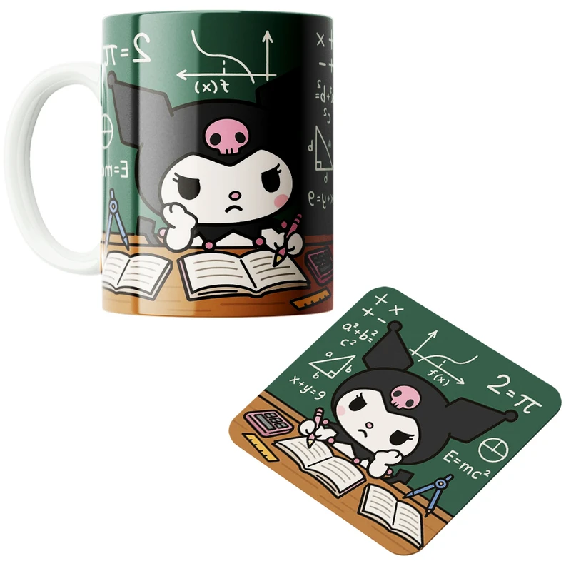 ماگ پاد آفرین مدل کرومی کد z22 به همراه زیر لیوانی