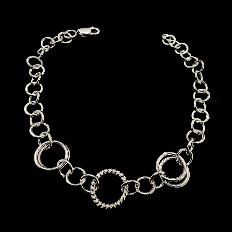 دستبند نقره زنانه مدل 123