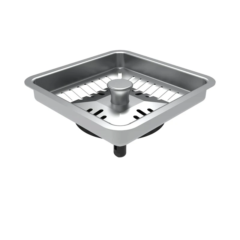 توری سینک ظرفشویی محک مدل فانتزی مربع مهره برنجی کد 211S