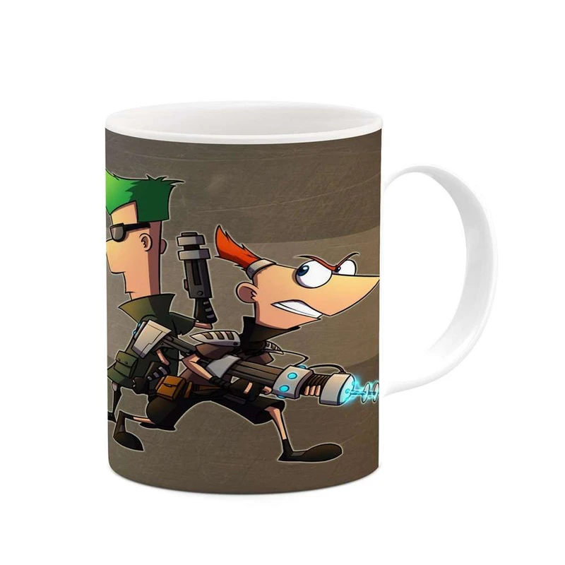 ماگ کاکتی مدل کارتون Phineas And Ferb کد mgh22920