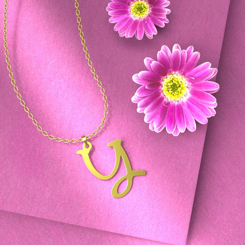 گردنبند طلا 18 عیار زنانه مدوپد مدل حرف Y کد H2-1-1389 گردنبند طلا 18 عیار زنانه مدوپد مدل حرف Y کد H2-1-1389