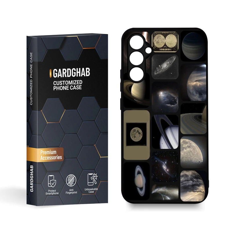 کاور گارد قاب مدل دورژله ای کهکشان مناسب برای گوشی موبایل سامسونگ Galaxy A34