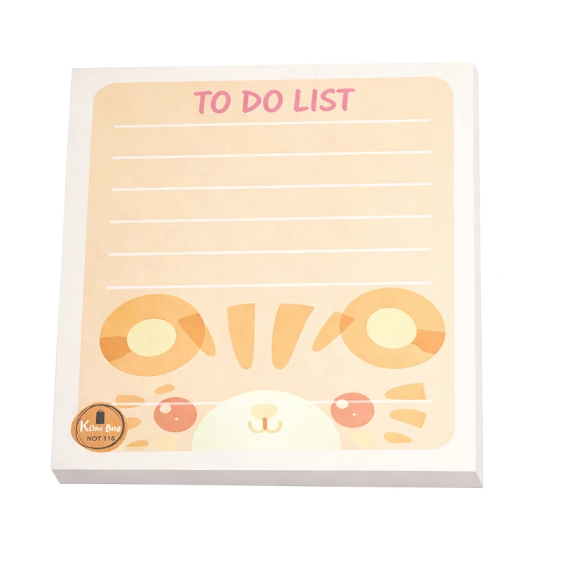 کاغذ یادداشت مدل To do list 118 سایز 10*10 سانتی متر بسته 2 عددی