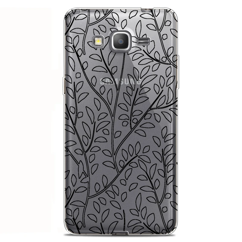 کاور مگافون طرح برگ مدل C45-B مناسب برای گوشی موبایل سامسونگ Galaxy Grand Prime Plus / G532