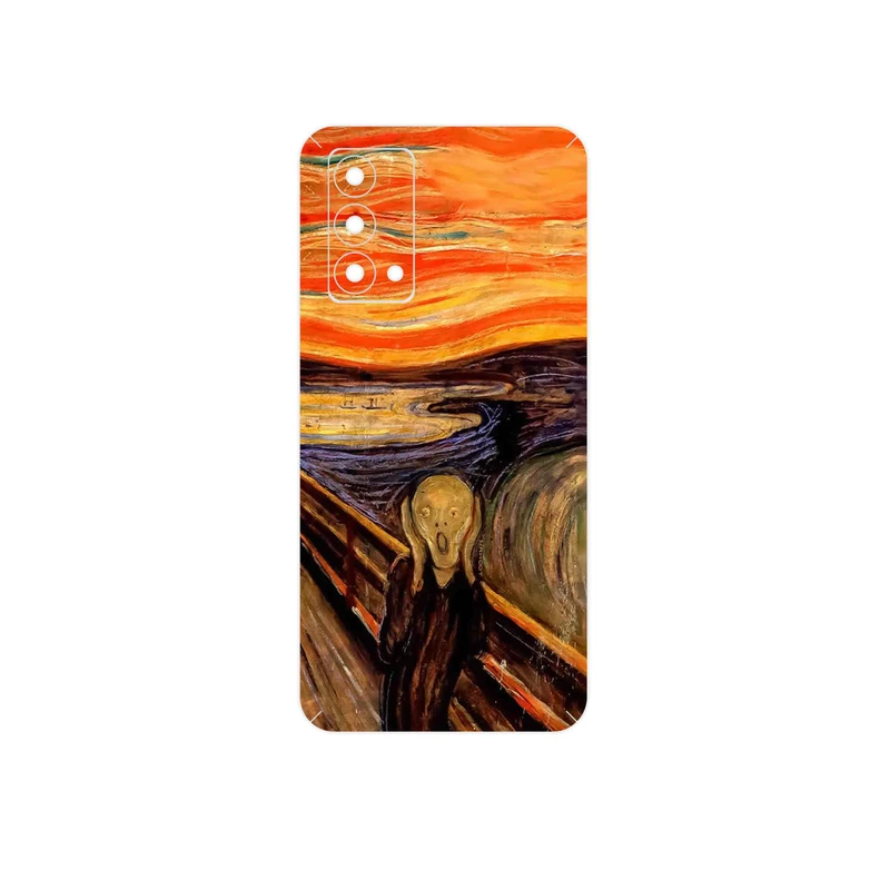 برچسب پوششی ماهوت مدل The Scream of Munch مناسب برای گوشی موبایل ریلمی GT Master