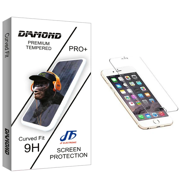 محافظ صفحه نمایش ریمکس جی اف مدل Diamond glass مناسب برای گوشی موبایل اپل iphone 7 plus/8 plus
