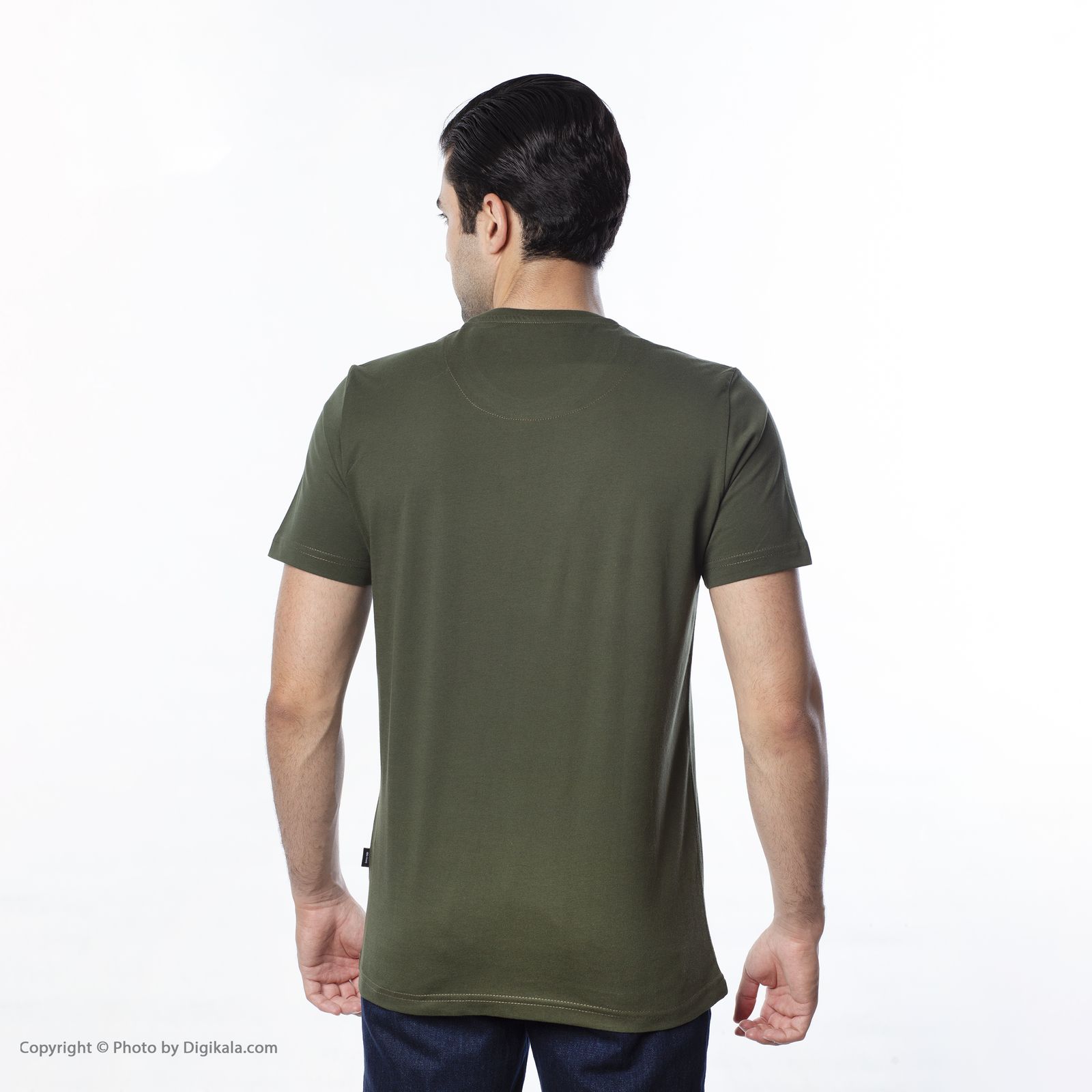 تی شرت  آستین کوتاه مردانه جامه پوش آرا مدل 4011010208-43 -  - 8
