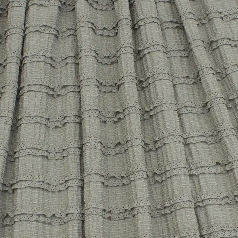 دامن چین‌دار زنانه مدل طبقه ای کد 2 رنگ سبز