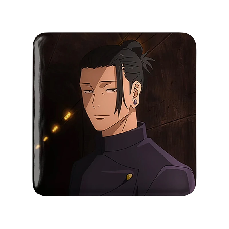 پیکسل خندالو طرح گتو انیمه جوجوتسو کایزن Jujutsu Kaisen مدل مربعی کد 30181