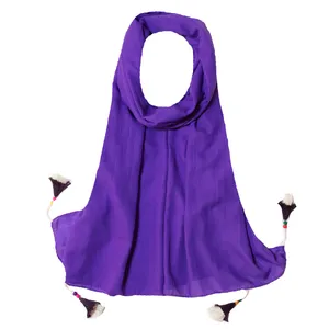 شال زنانه مدل منگوله دار محبوب عیدانه  کد den2001