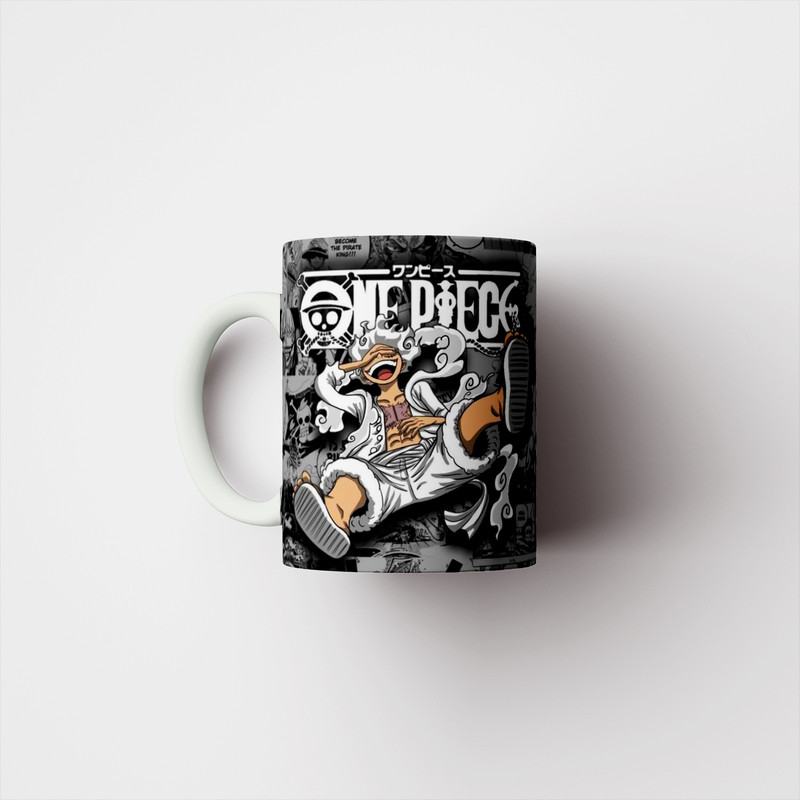 ماگ طرح انیمه وان پیس one piece کد 117