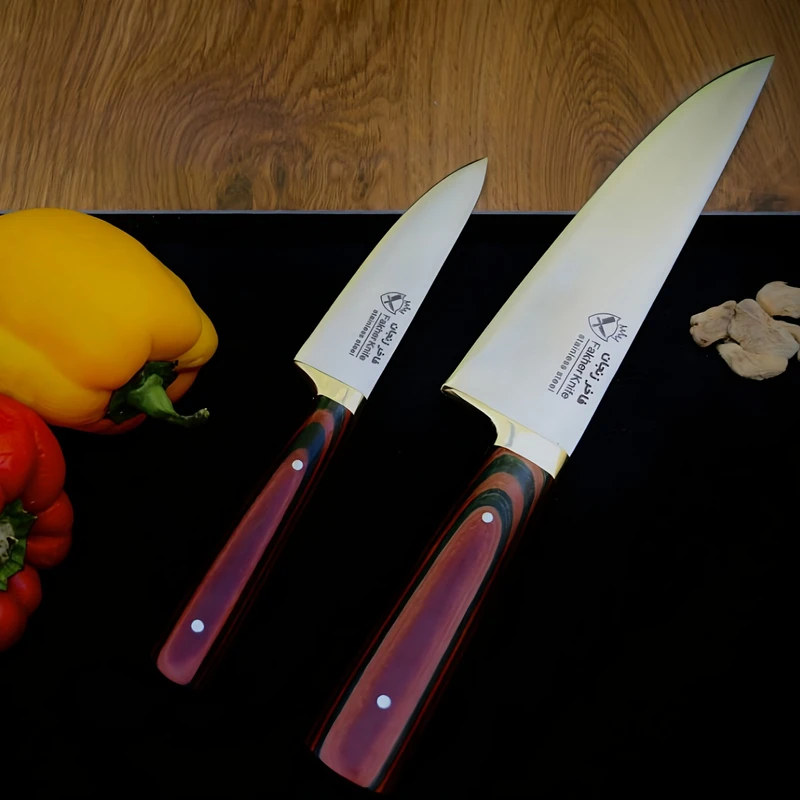 عکس شماره 2 : سرویس چاقوی 6 پارچه فاخر زنجان مدل حرفه ای 001