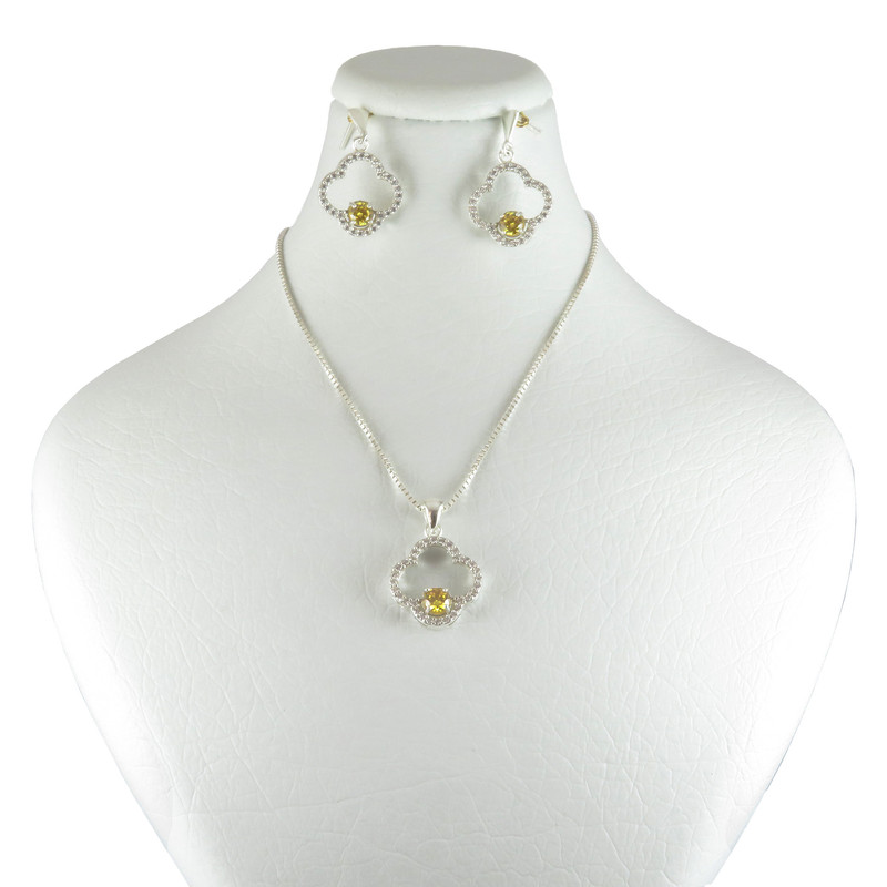 نیم ست نقره زنانه کد AV185-S4.5 C3 نیم ست نقره زنانه کد AV185-S4.5 C3