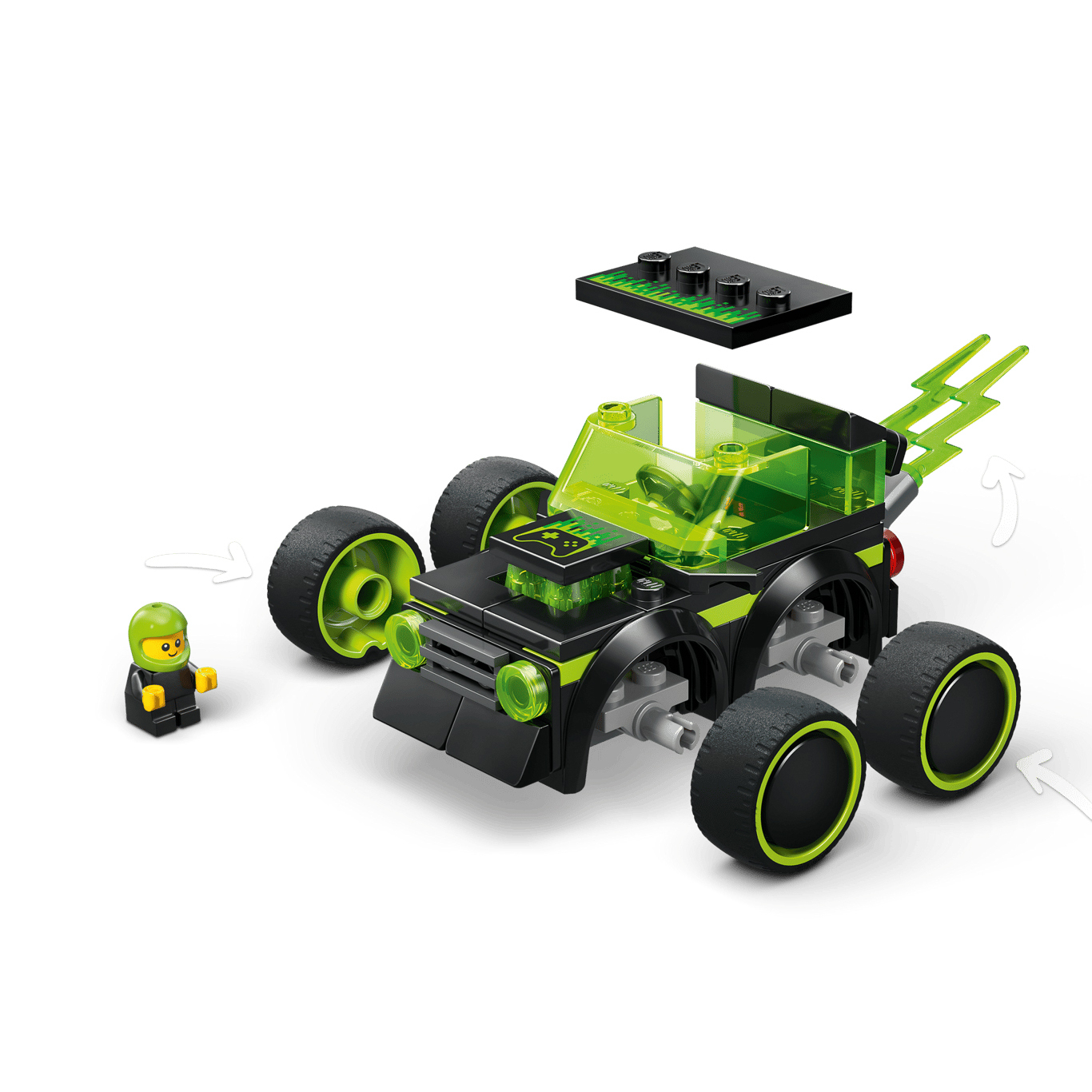 لگو ۶۴ تکه سری City مدل Gaming Car کد 60484 لگو ۶۴ تکه سری City مدل Gaming Car کد 60484