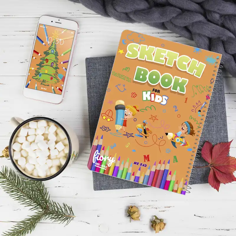 دفتر نقاشی مستر راد طرح مداد رنگی کد 1523