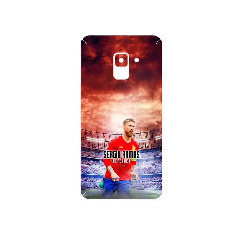 برچسب پوششی ماهوت مدل Sergio Ramos مناسب برای گوشی موبایل سامسونگ Galaxy A8 2018