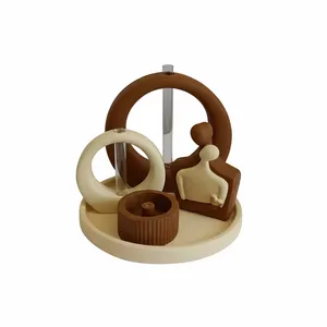 ست 5 تکه گلدان بتنی مدل رومیزی کد vs21