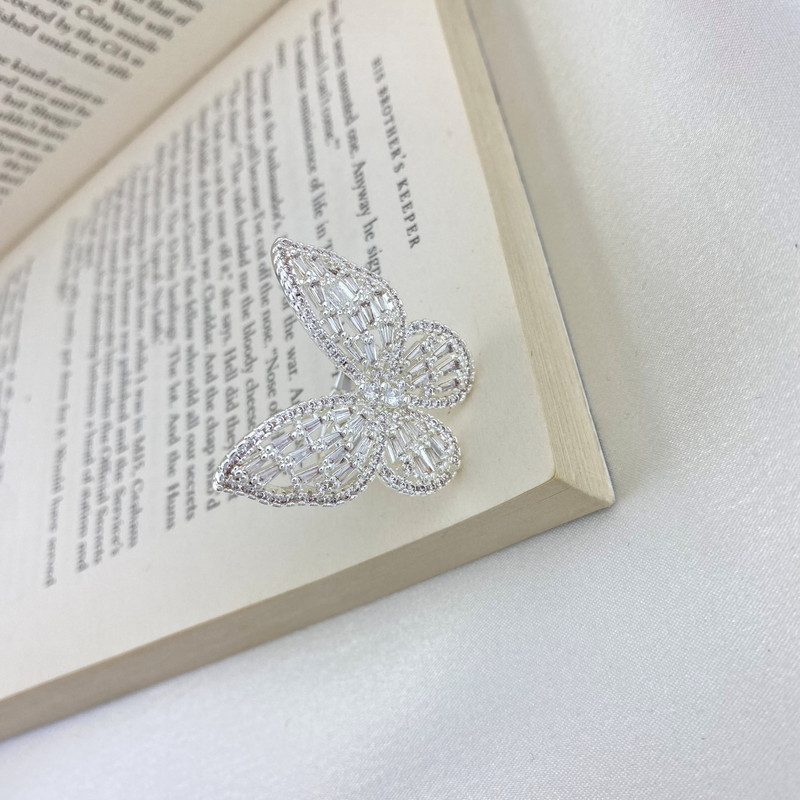 انگشتر زنانه مدل پروانه کد R4434 انگشتر زنانه مدل پروانه کد R4434