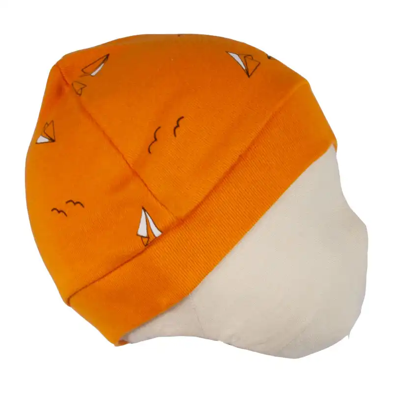 ست  3 تکه لباس نوزادی  آدمک مدل موشک کد 110035 رنگ نارنجی