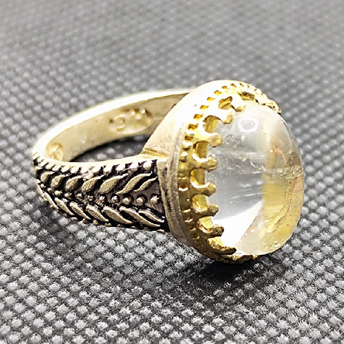 انگشتر نقره مردانه مدل در نجف کد 766