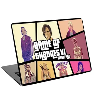 استیکر لپ تاپ طرح Grand Theft Auto Thrones کد G-1349 مناسب برای لپ تاپ 15.6 اینچ