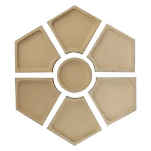 ظرف چوبی خام مدل HDS1061M16KH مجموعه 7 عددی
