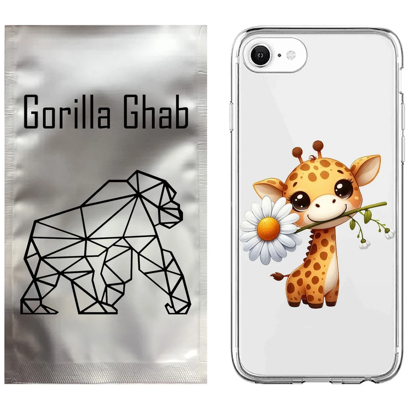 کاور گوریلا قاب مدل CLG کد 38 طرح زرافه مناسب برای گوشی موبایل اپل iPhone 7 / 8 / SE 2022