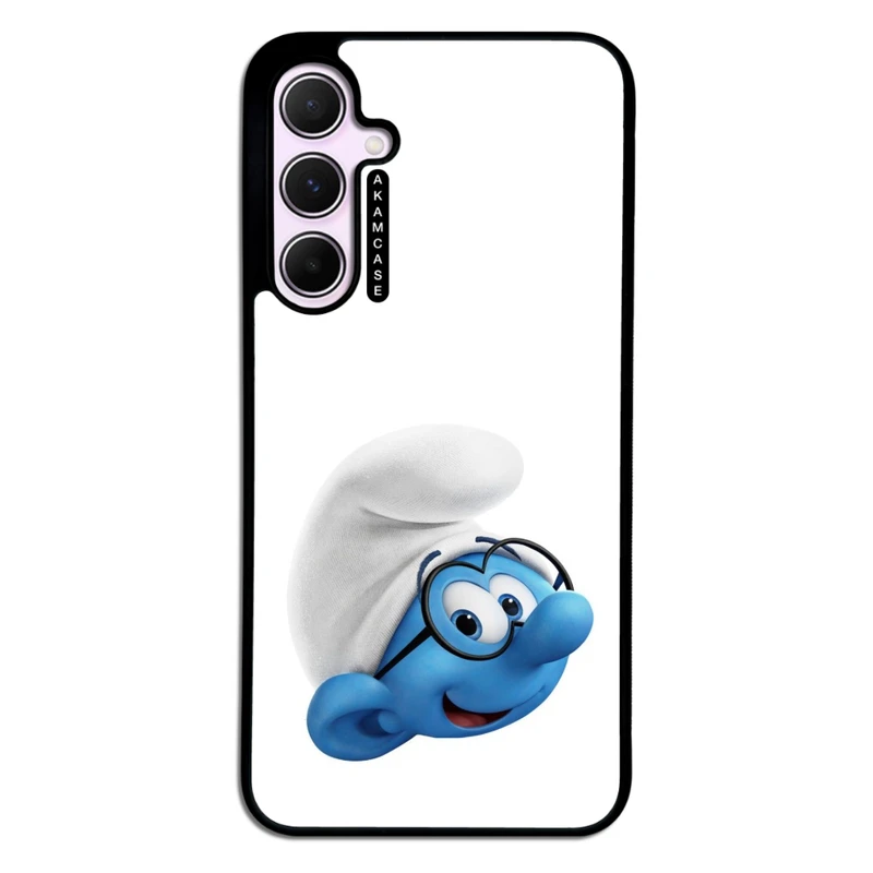 کاور آکام مدل AMC-WSGA35-SMURFS-16 مناسب برای گوشی موبایل سامسونگ Galaxy A35