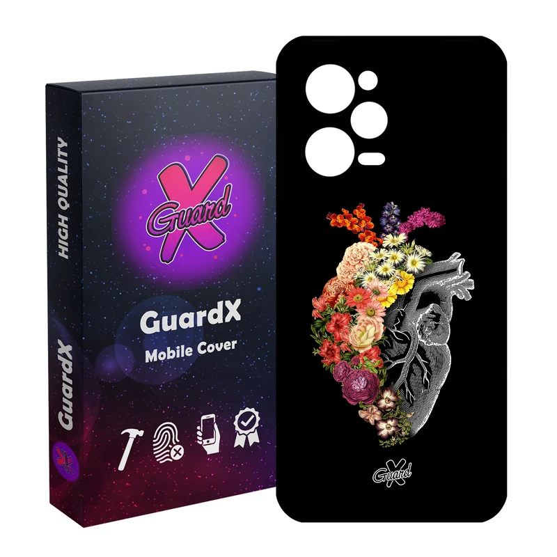 کاور گارد ایکس طرح قلب مدل Glass10216 مناسب برای گوشی موبایل شیائومی Redmi Note 12 Pro 5G/Poco X5 Pro 5G/Note 12 Pro Pro speed