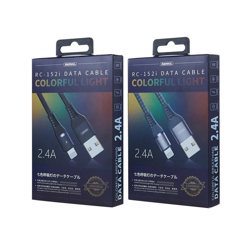 کابل تبدیل USB به لایتنینگ ریمکس مدل Rc-152i طول 1 متر