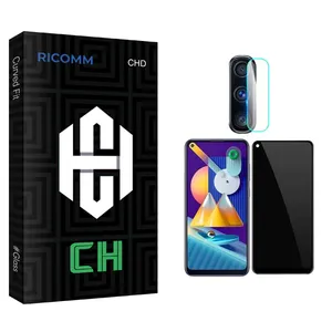 Ricomm CH Glass Privacy Ceramics Screen Protector For Samsung Galaxy M11 With Camera Lens Protector