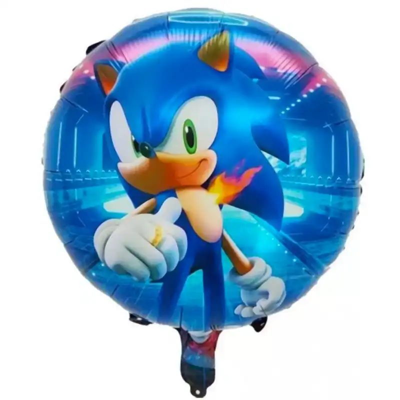 بادکنک فویلی گرد طرح سونیک کد DB20