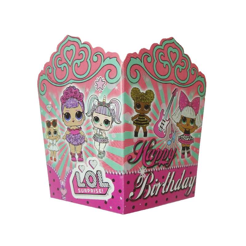 ظرف پاپ کورن مستر تم طرح ال او ال بسته 10 عددی ظرف پاپ کورن مستر تم طرح ال او ال بسته 10 عددی