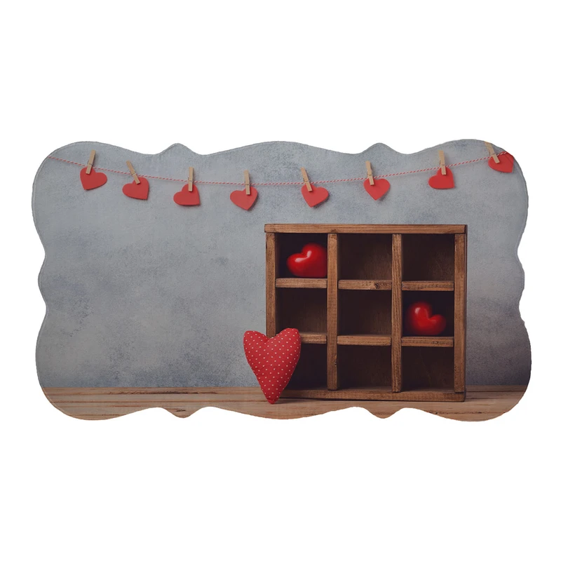  پادری مدل دالبر طرح قلب کد 6251 سایز 110×60 سانتی متر