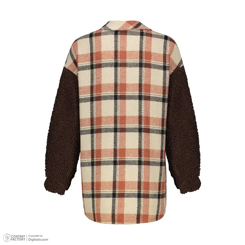 پالتو زنانه نیزل مدل 0136-026 رنگ قهوه ای