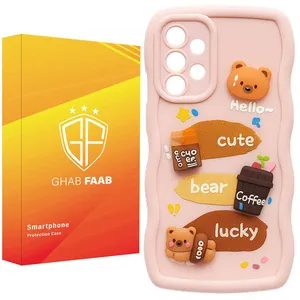 کاور قاب فاب مدل سیلیکونی فانتزی طرح دخترانه مناسب برای گوشی موبایل سامسونگ Galaxy A13 / Galaxy A23 / Galaxy A32 5G