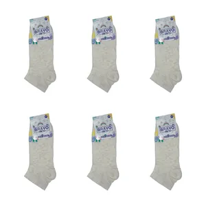 جوراب دخترانه براوو مدل 5210 بسته 6 عددی