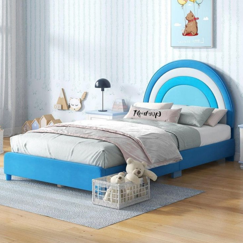 تخت خواب یک نفره مدل رنگین کمان کد 2 سایز 120x200 سانتی متر