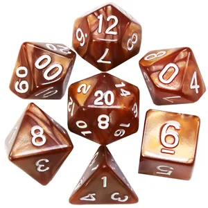 تاس بازی مدل Dungeons and Dragons بسته 7 عددی
