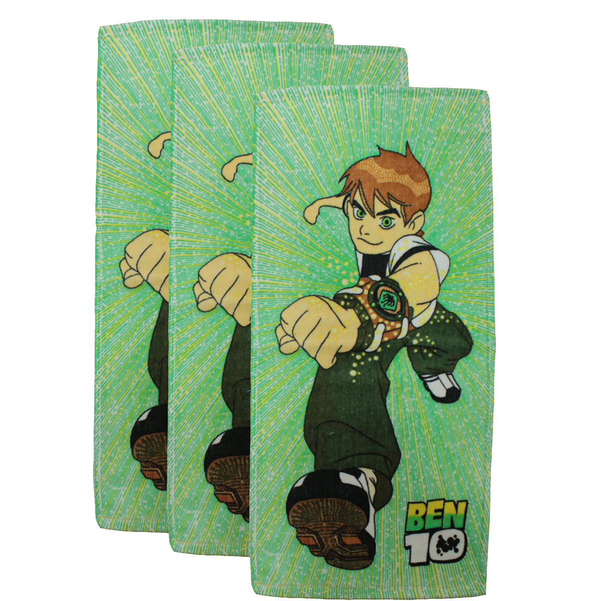  حوله دستی طرح عروسکی مدل بن تن سایز 31x61 سانتی متر بسته سه عددی