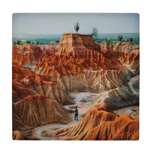 زیر لیوانی  طرح تپه های بیابانی کد    6147601_5390