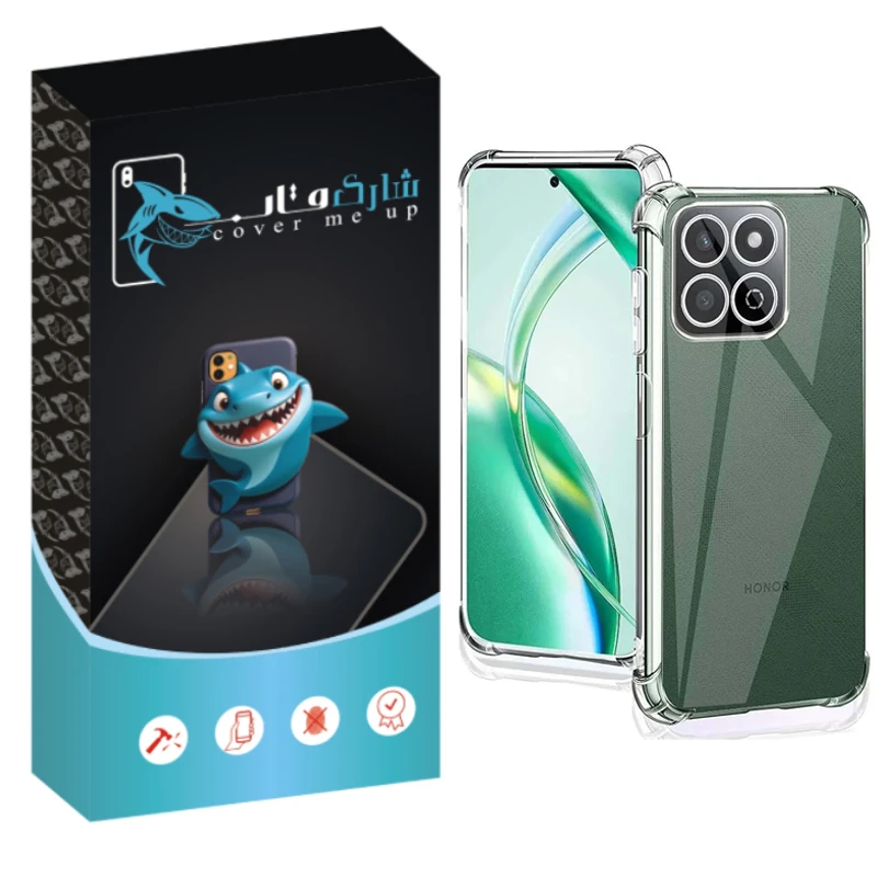 کاور شارک قاب مدل Crystal مناسب برای گوشی موبایل آنر X8B