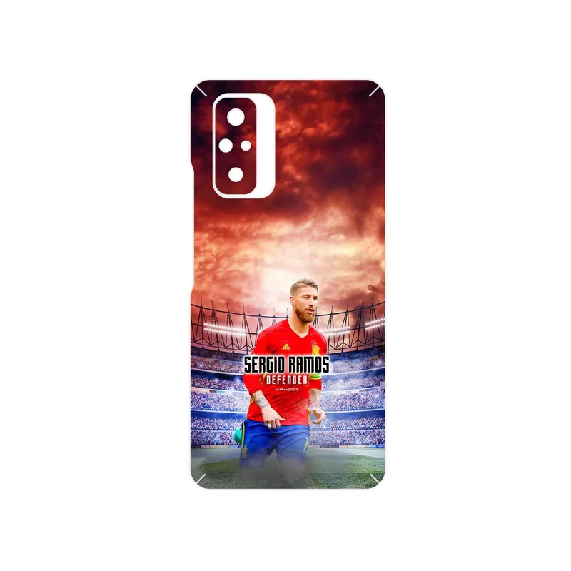 برچسب پوششی ماهوت مدل Sergio Ramos مناسب برای گوشی موبایل شیائومی Redmi Note 10 Pro